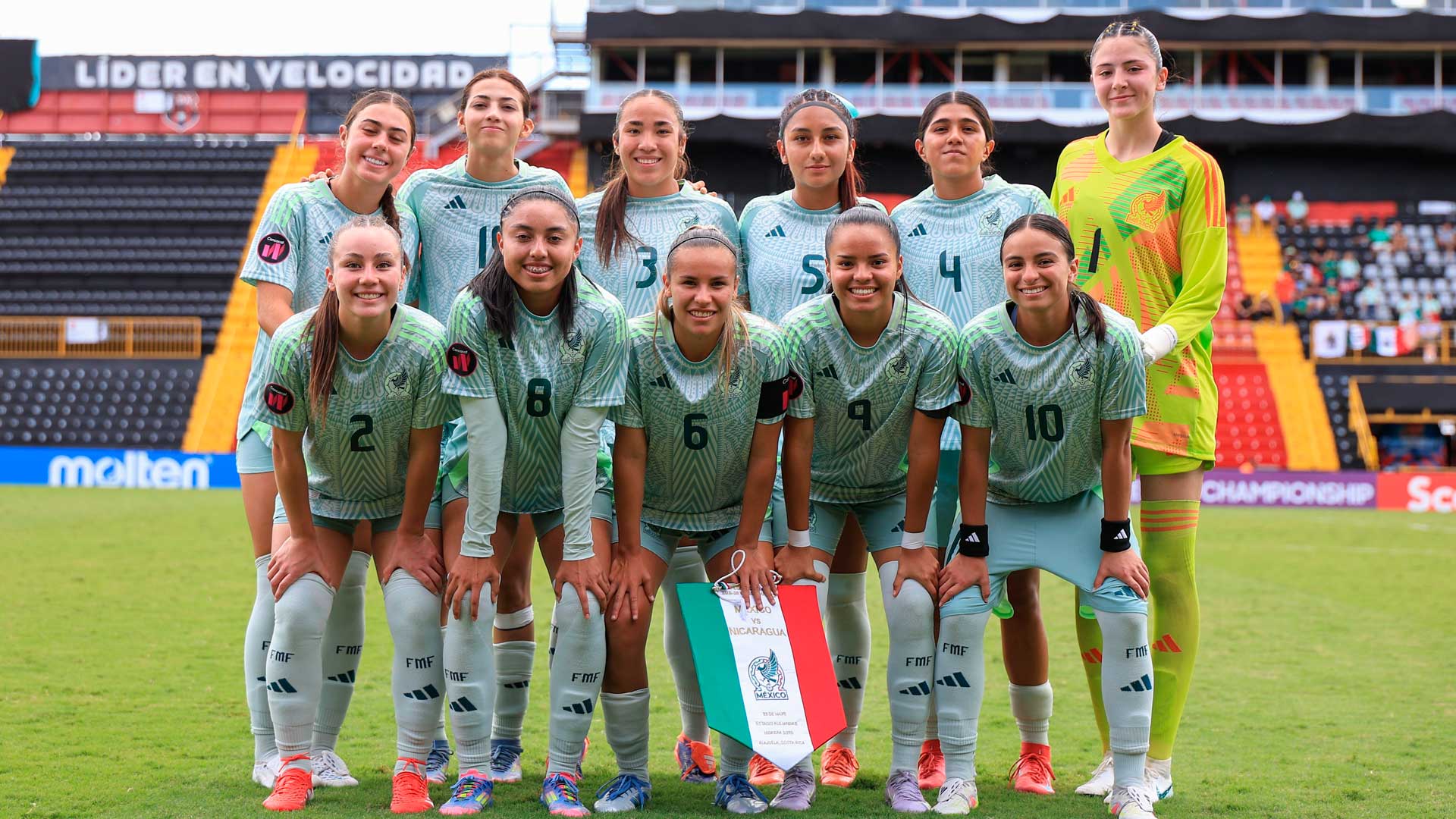 México Femenil Sub-20 arranca con goleada 6-0 sobre Nicaragua en el Premundial de Concacaf